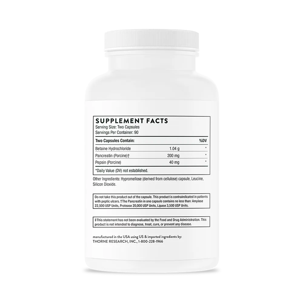 Thorne Research Inc.-Multi Enzyme - NSF SD410_2