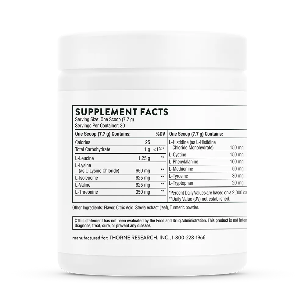 Thorne Research Inc.-Amino Complex Lemon - NSF Certified for Sport SP637_2