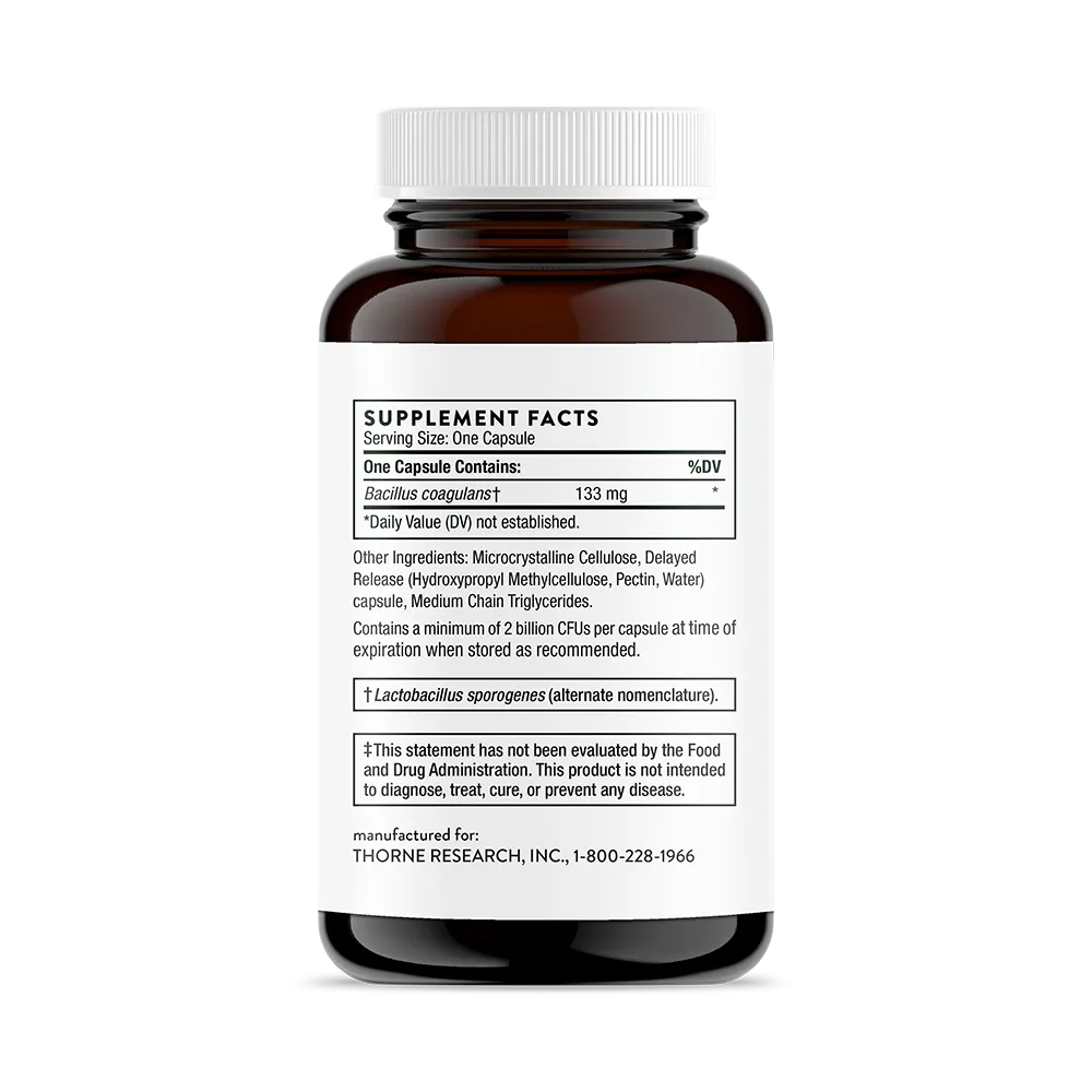 Thorne Research Inc.-Bacillus Coagulans - NSF SF758_2