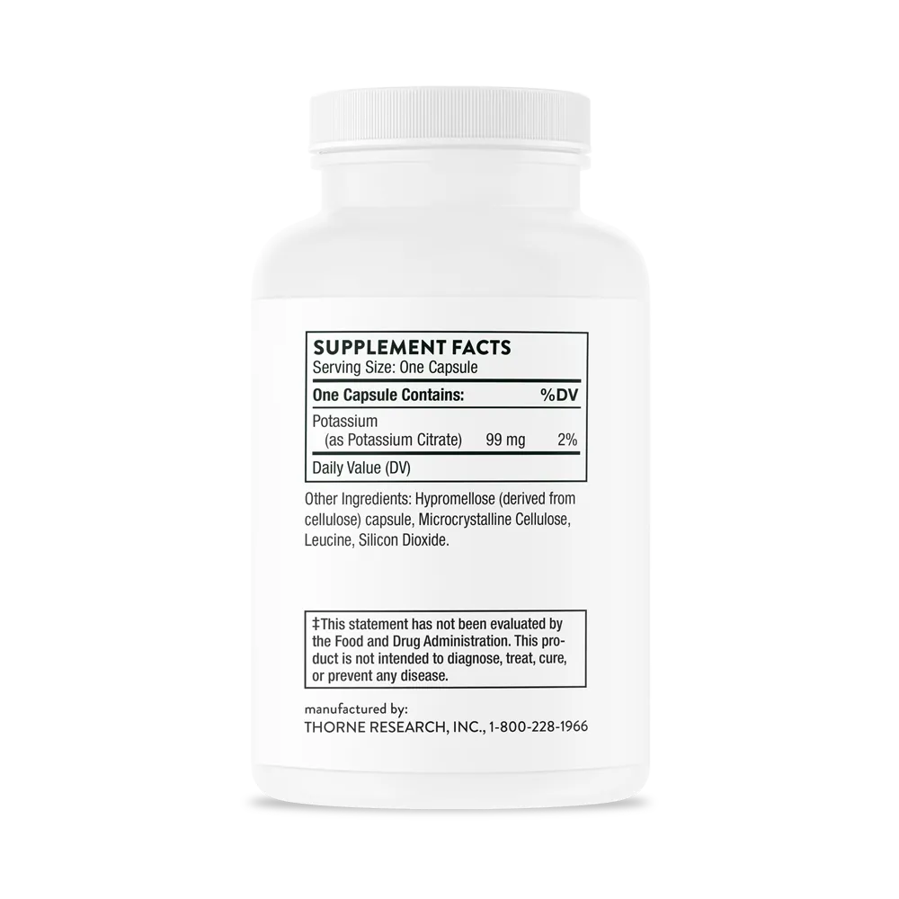 Thorne Research Inc.-Potassium Citrate - NSF_M240_