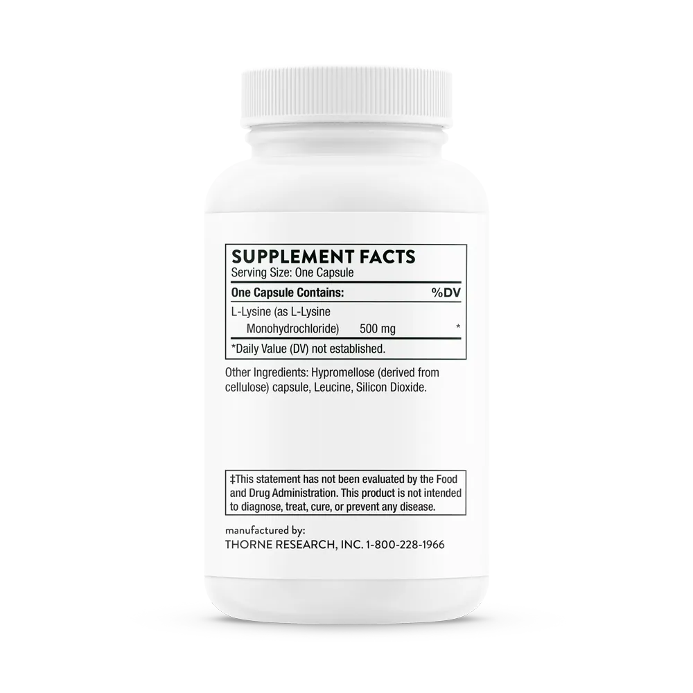 Thorne Research Inc.-Lysine - NSF_SA516_
