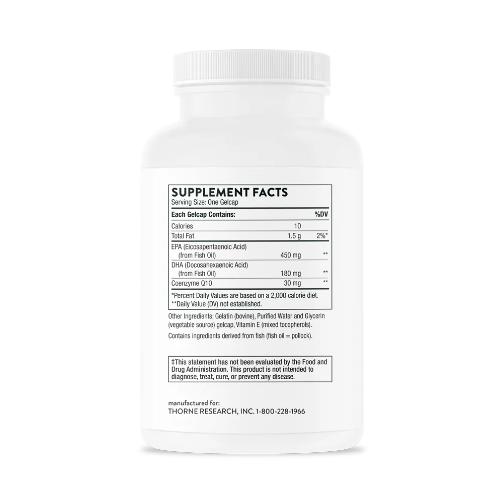 Thorne Research Inc.-Omega-3 with CoQ10 NSF_SP616_