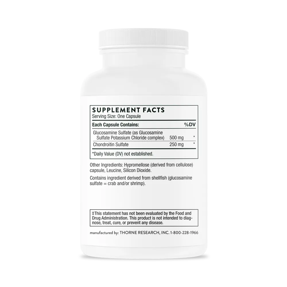 Thorne Research Inc.-Glucosamine & Chondroitin - NSF SF767_2
