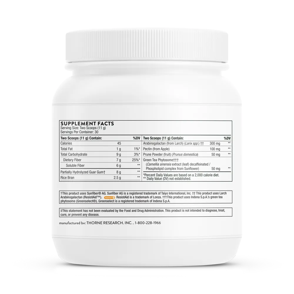 Thorne Research Inc.-FiberMend - NSF_SP635_