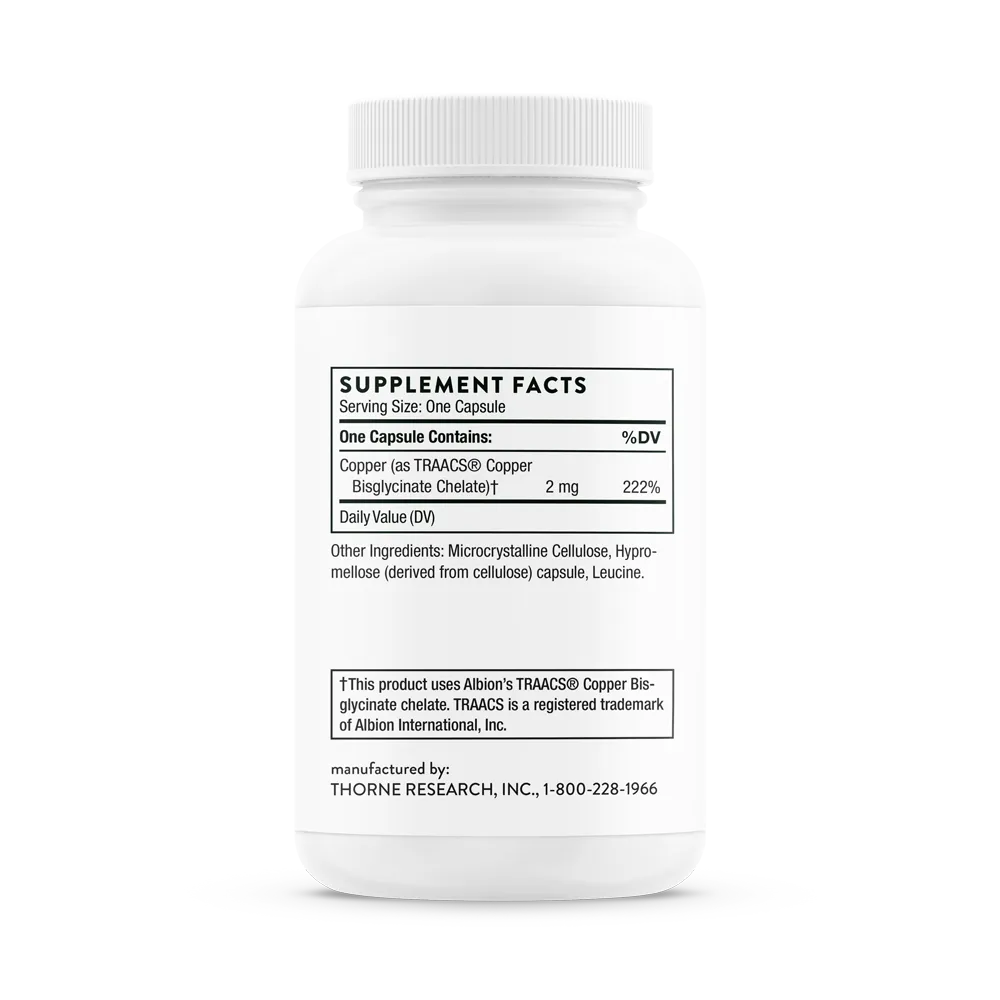 Thorne Research Inc.-Copper Bisglycinate - NSF_M228_