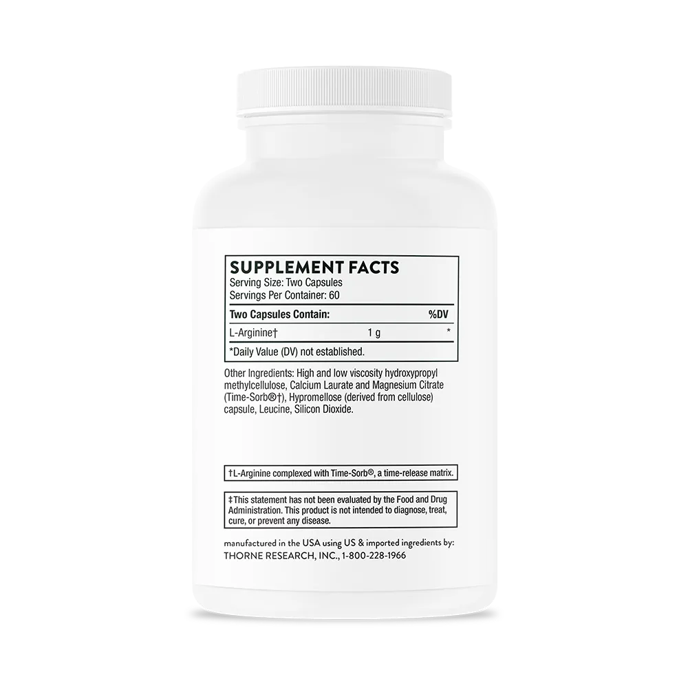 L-Arginine SR - NSF - 120 Kps
